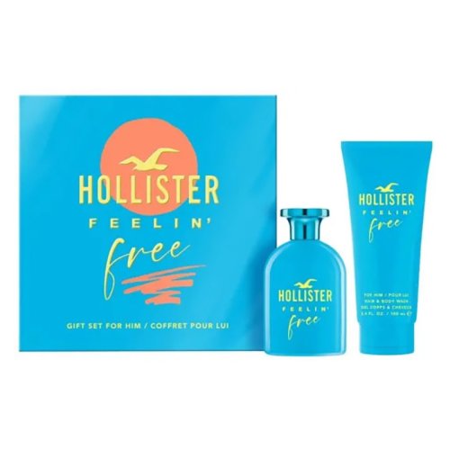 HOLLISTER-Feelin' Free for Him Coffret - Eau de Toilette + Gel